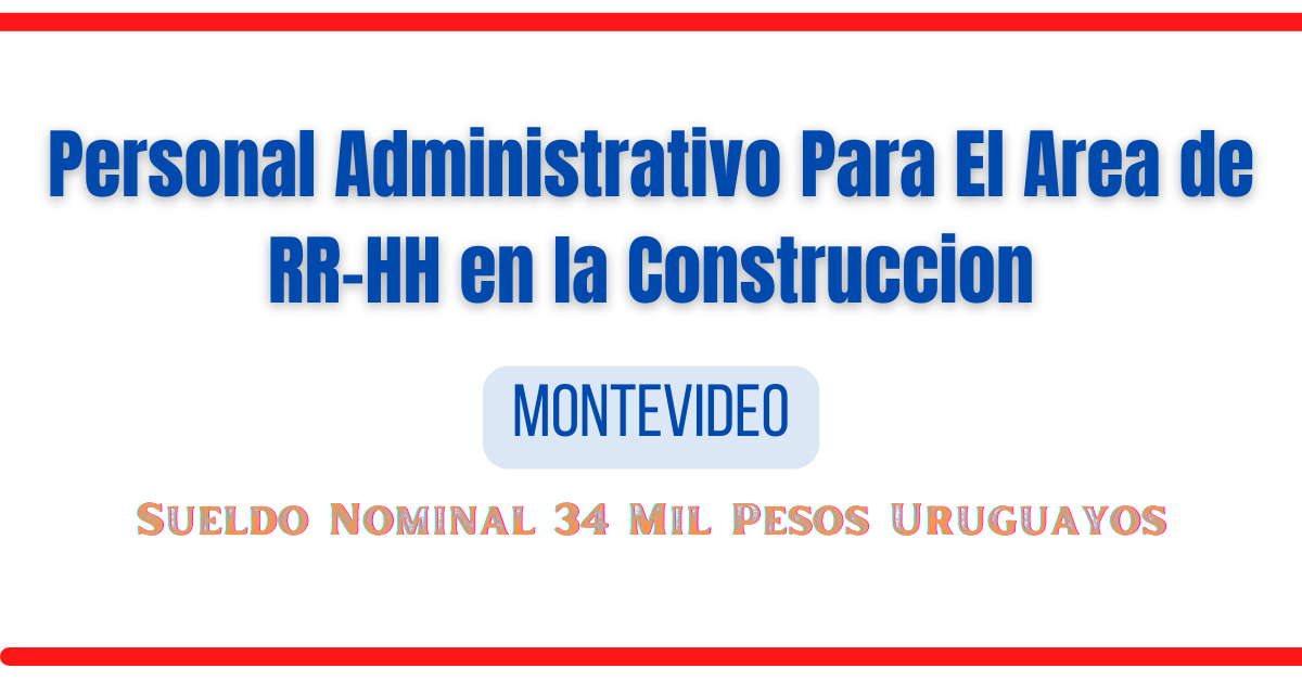 administrativo/a para área de RRHH