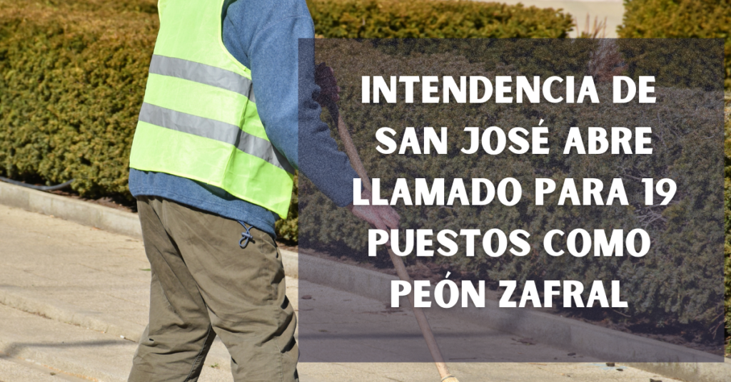 llamado intendencia de San José