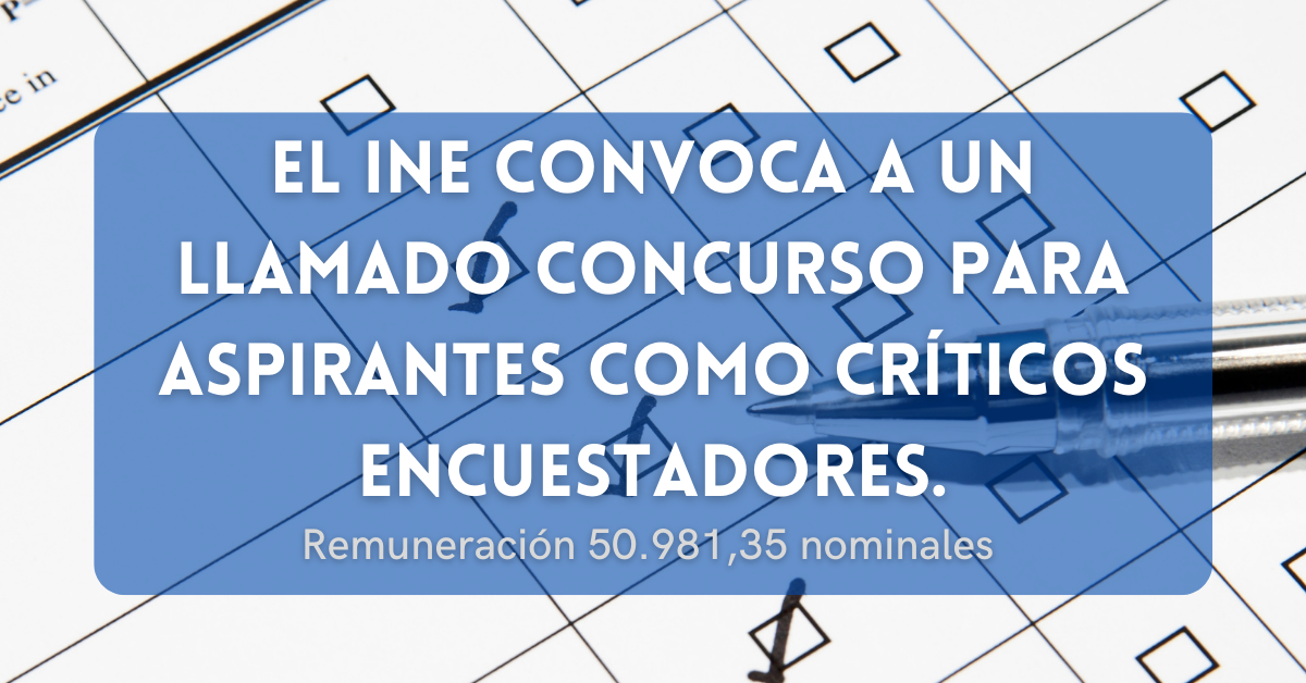 INE LLAMADO A CONCURSO