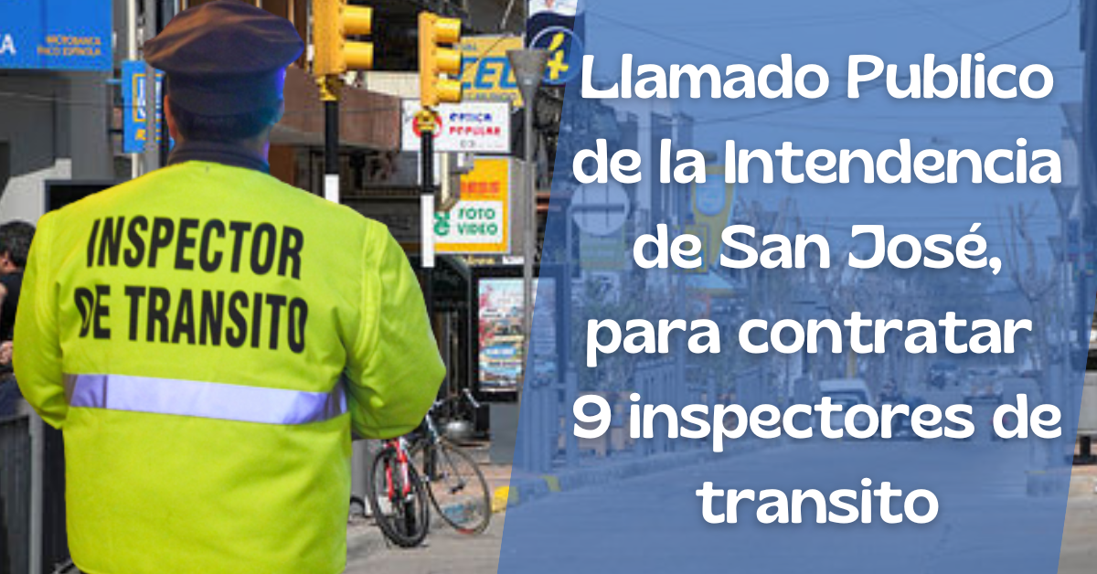 llamado publico para inspectores de transito