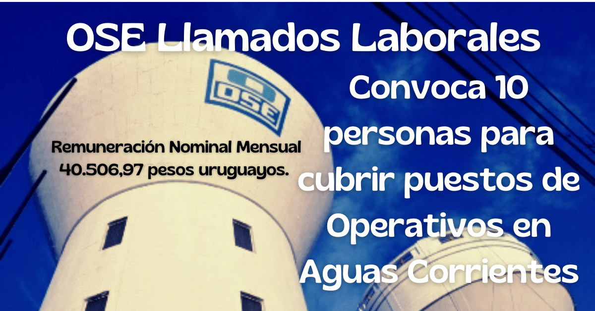 OSE Llamados Laborales 2022