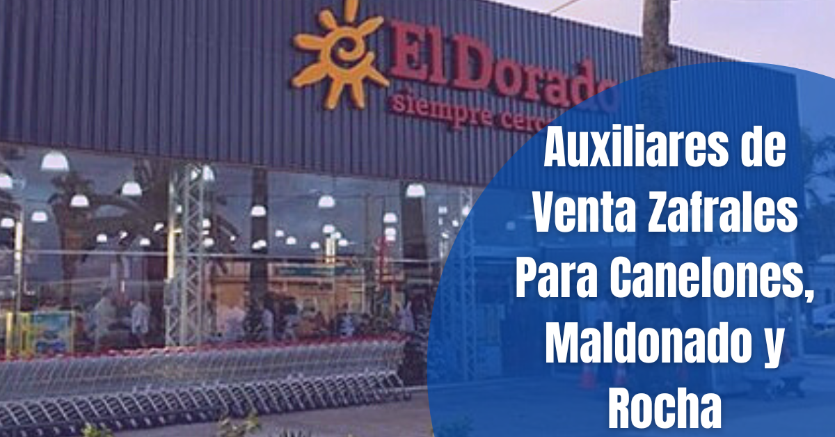 auxiliares de venta para el dorado