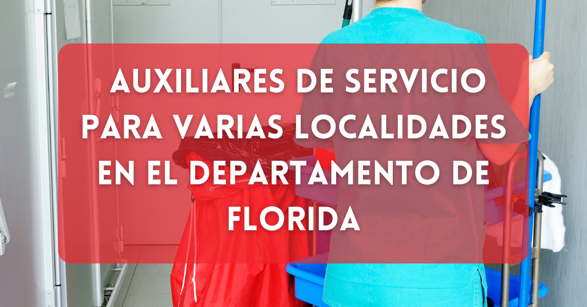 auxiliares de servicio para florida