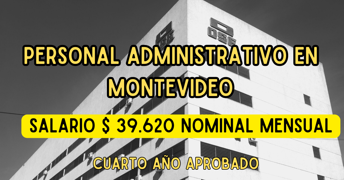 Personal Administrativo en Montevideo