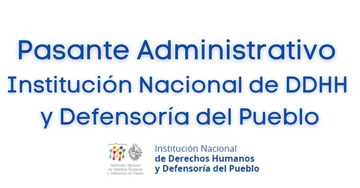 Pasante Administrativo