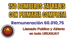 150 VACANTES DE BOMBEROS