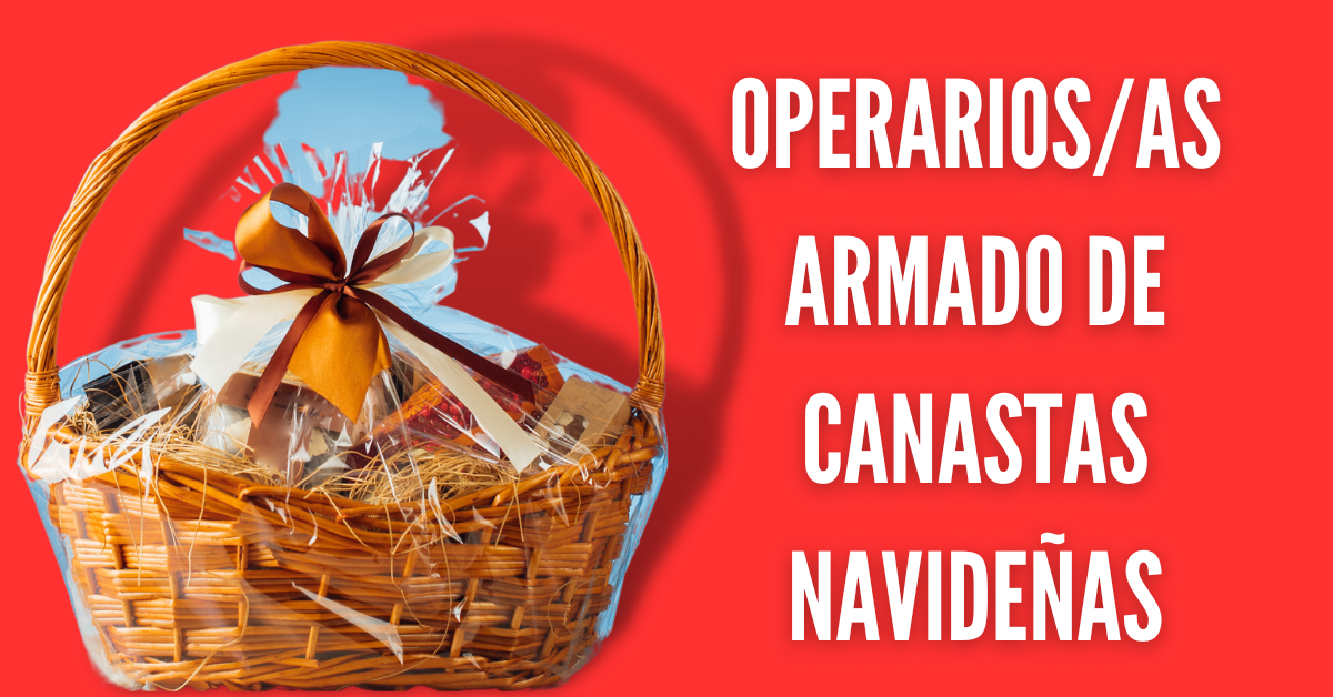 armado de canastas navideñas