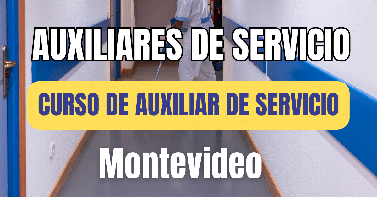 auxiliar de servicio en montevideo