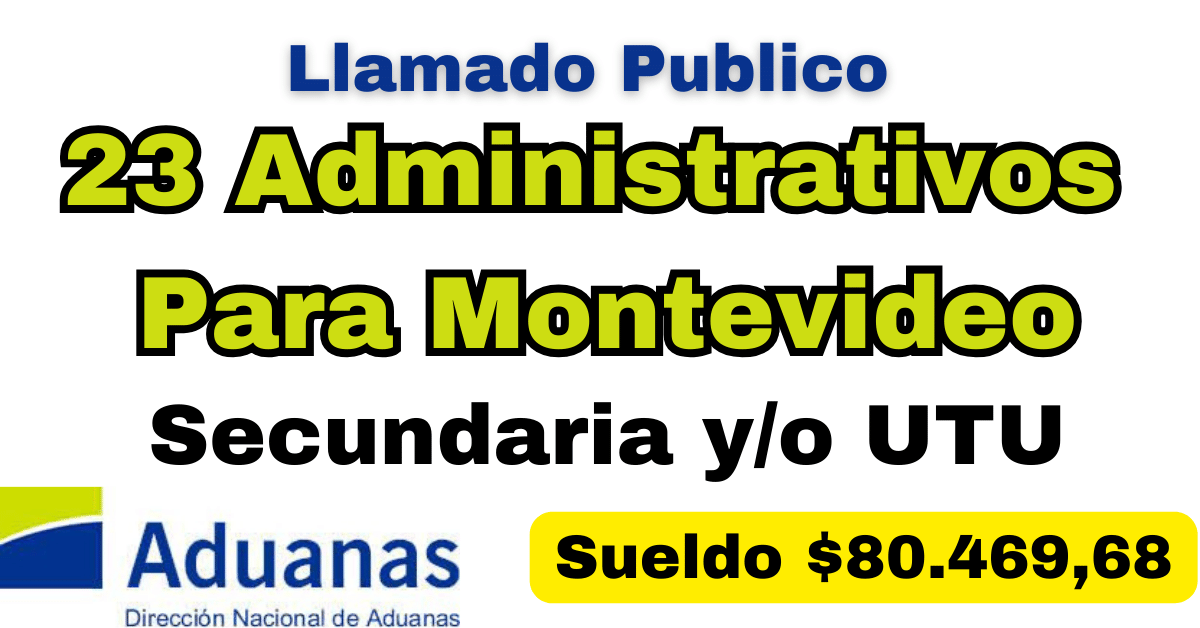 LLAMADO DE LA DIRECCION NACIONAL DE ADUANAS