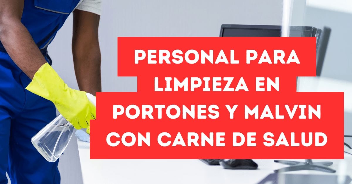 personal para limpieza en Montevideo