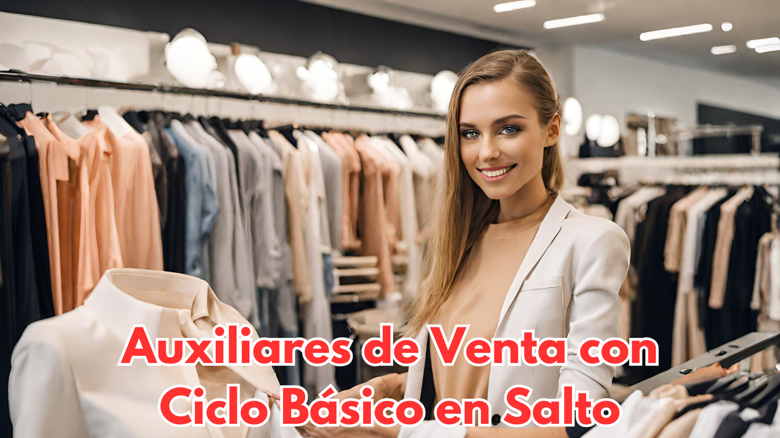 auxiliar de ventas en salto