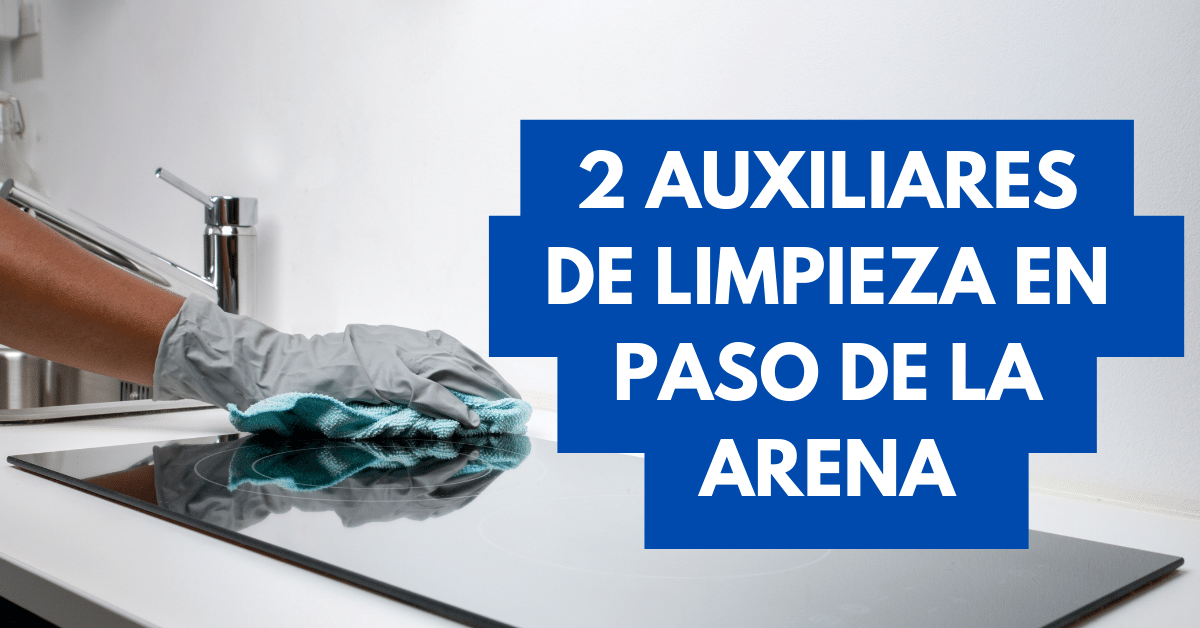 AUXILIARES DE LIMPIEZA EN PASO DE LA ARENA