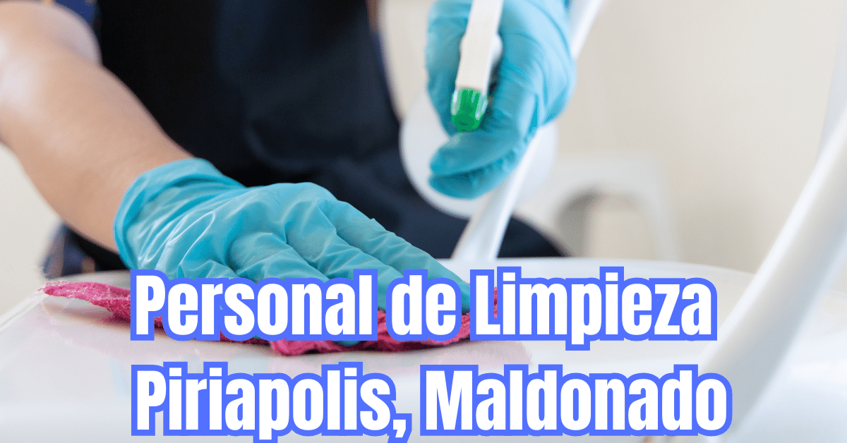 Personal de limpieza en Piriapolis