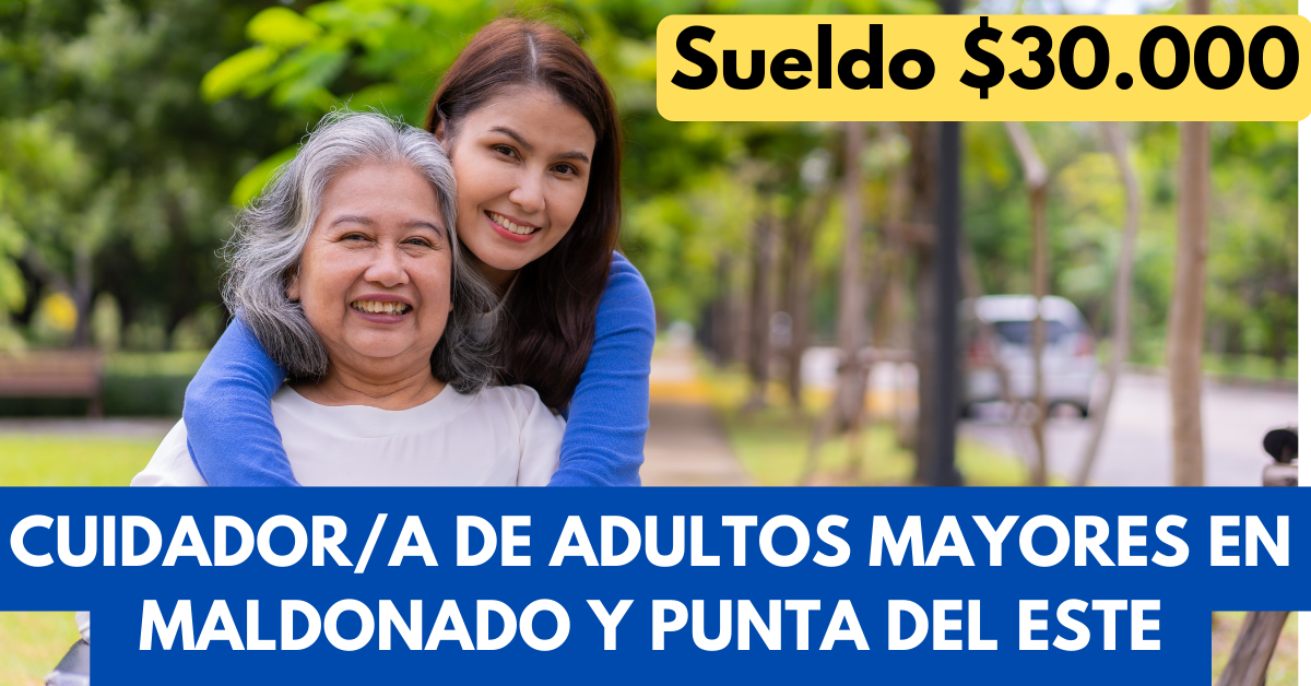 CUIDADORA PARA ADULTO MAYOR