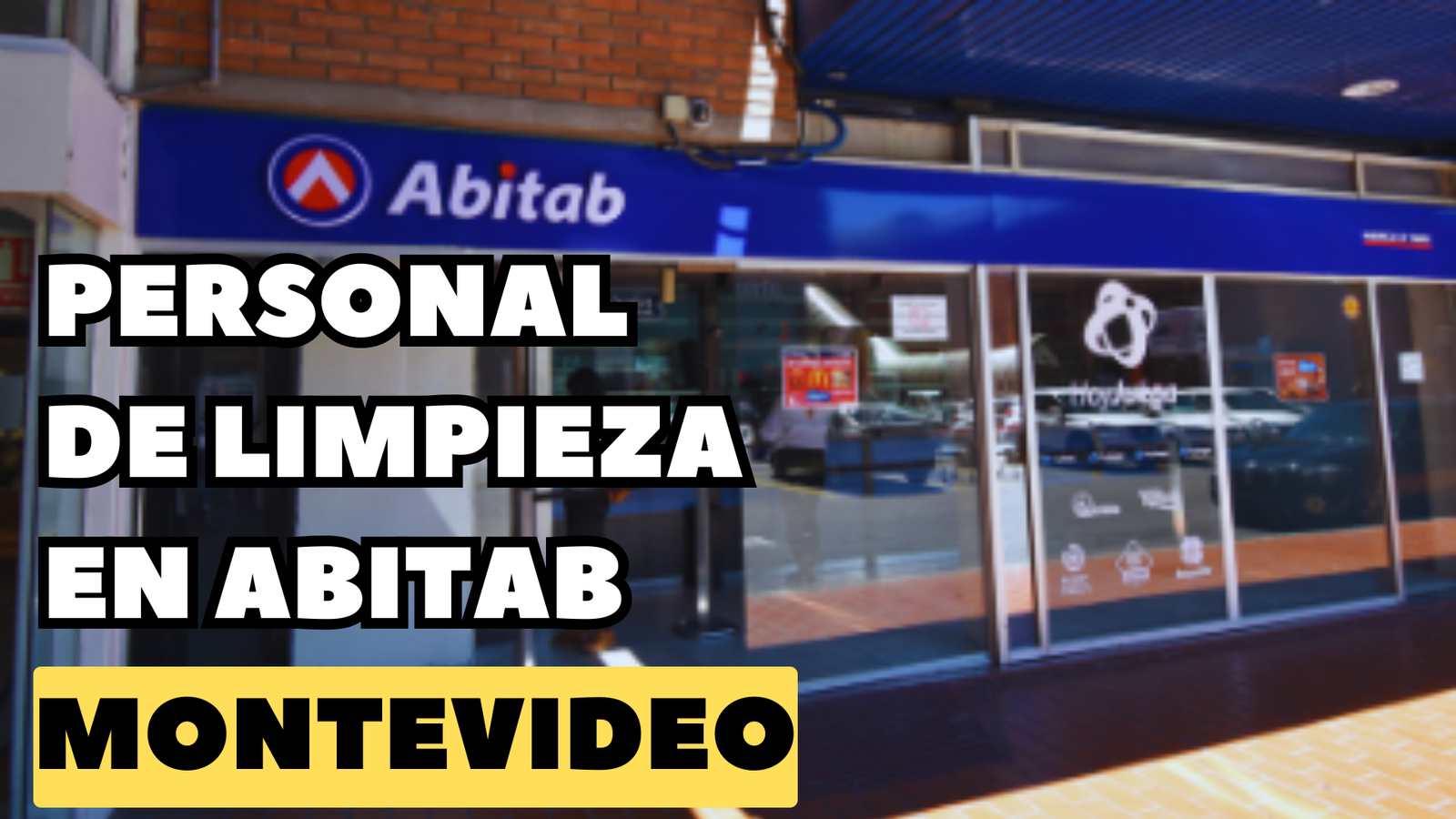 AUXILIAR DE LIMPIEZA EN ABITAB