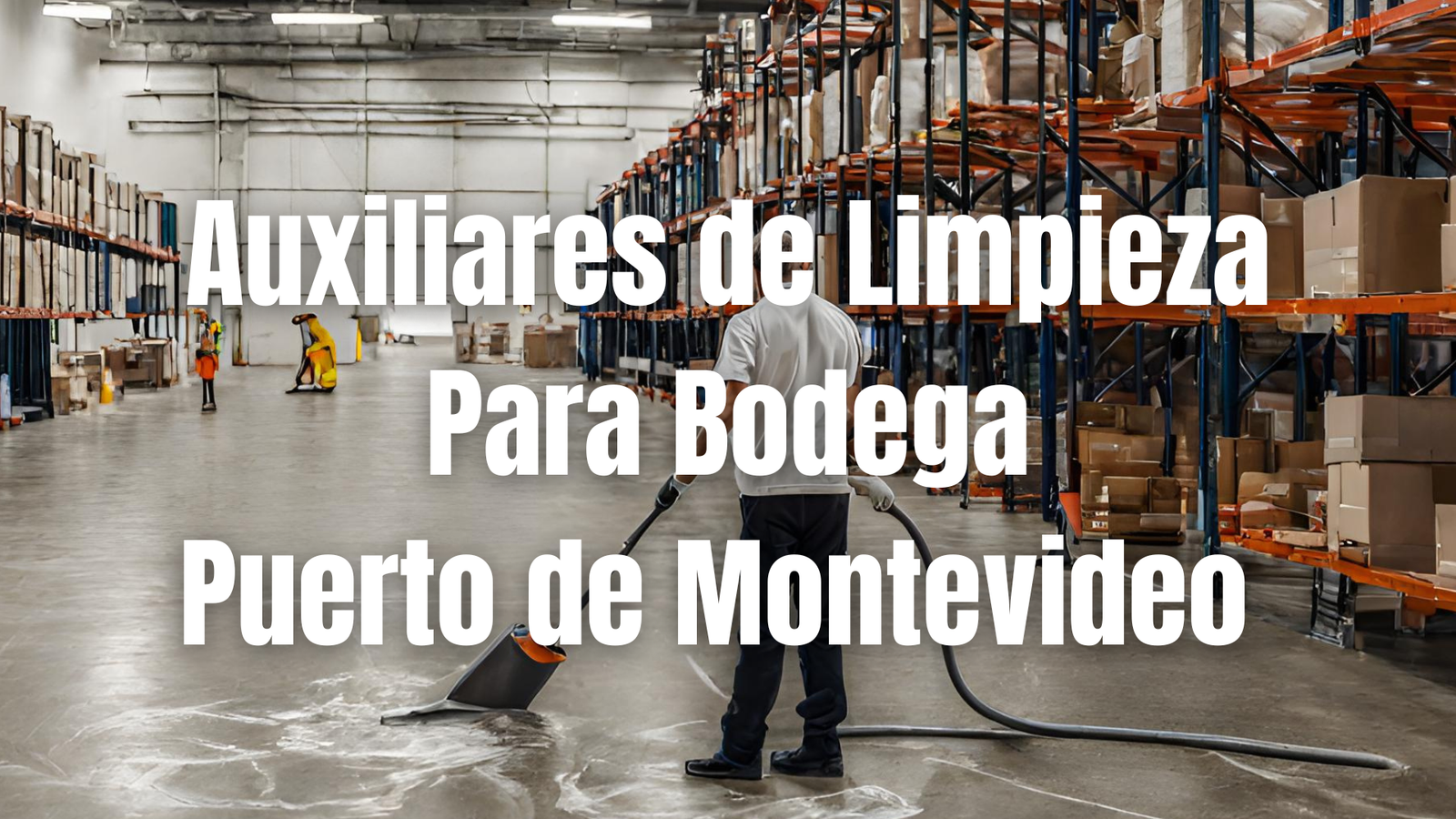 Auxiliares de limpieza en el Puerto de Montevideo