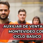 Auxiliar de ventas en Montevideo