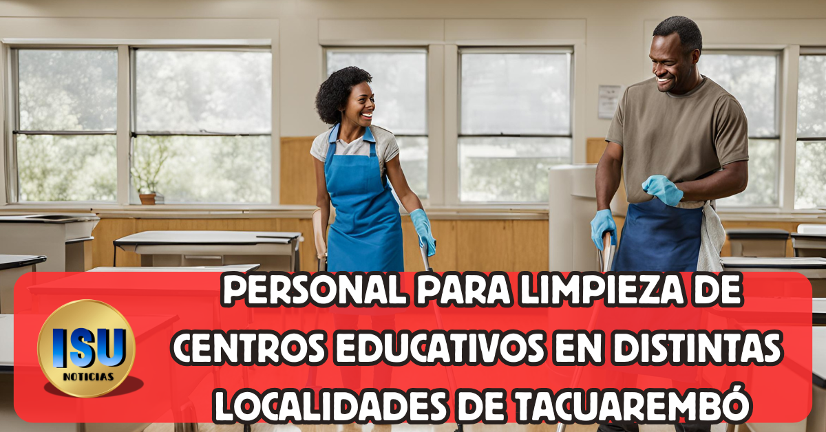 personal de limpieza para escuelas en tacuarembo