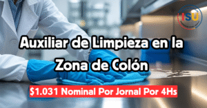 Auxiliar de Limpieza en Colon