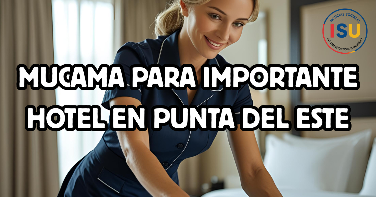 mucama en Punta del Este