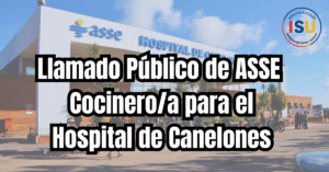 llamado de ASSE para concinero/a