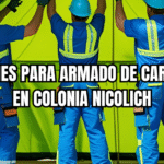 peón para armado de carpas