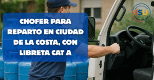 chofer de reparto con libreta categoria a