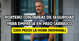 Portero en Paso Carrasco