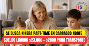 trabajo cuidado de niños Montevideo