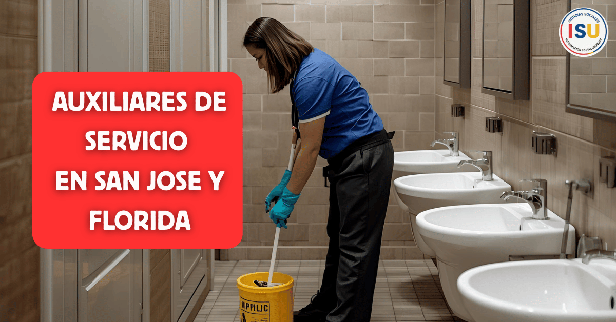 auxiliares de servicio en san jose y florida