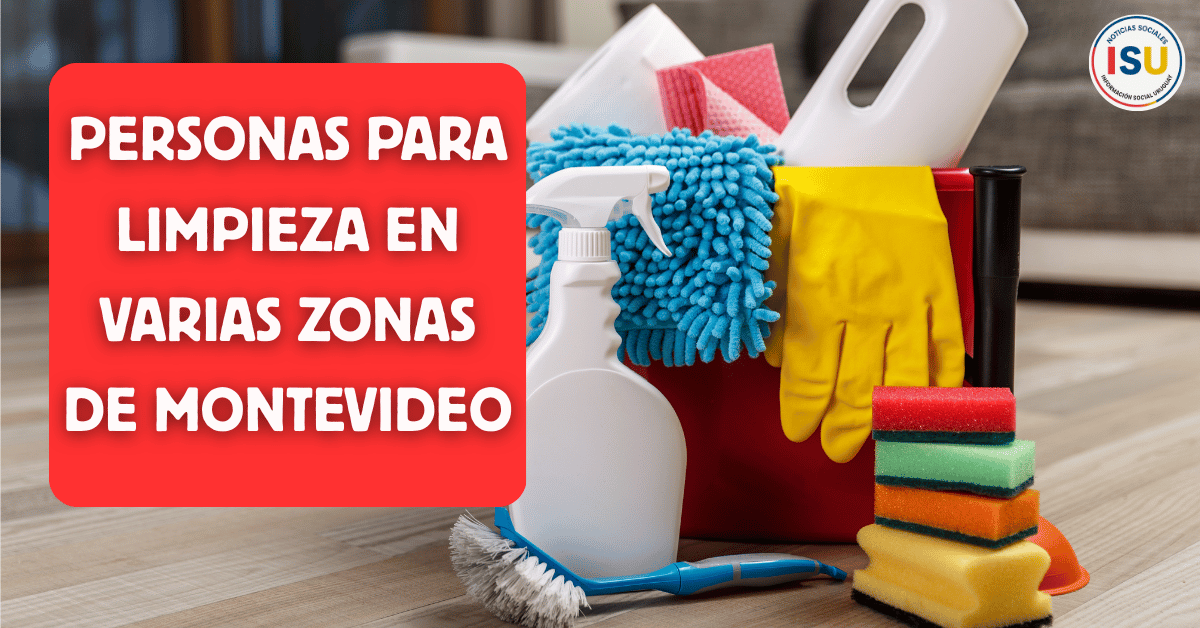 trabajo de limpieza en Montevideo