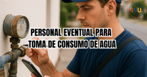 Personal para toma consumo de agua