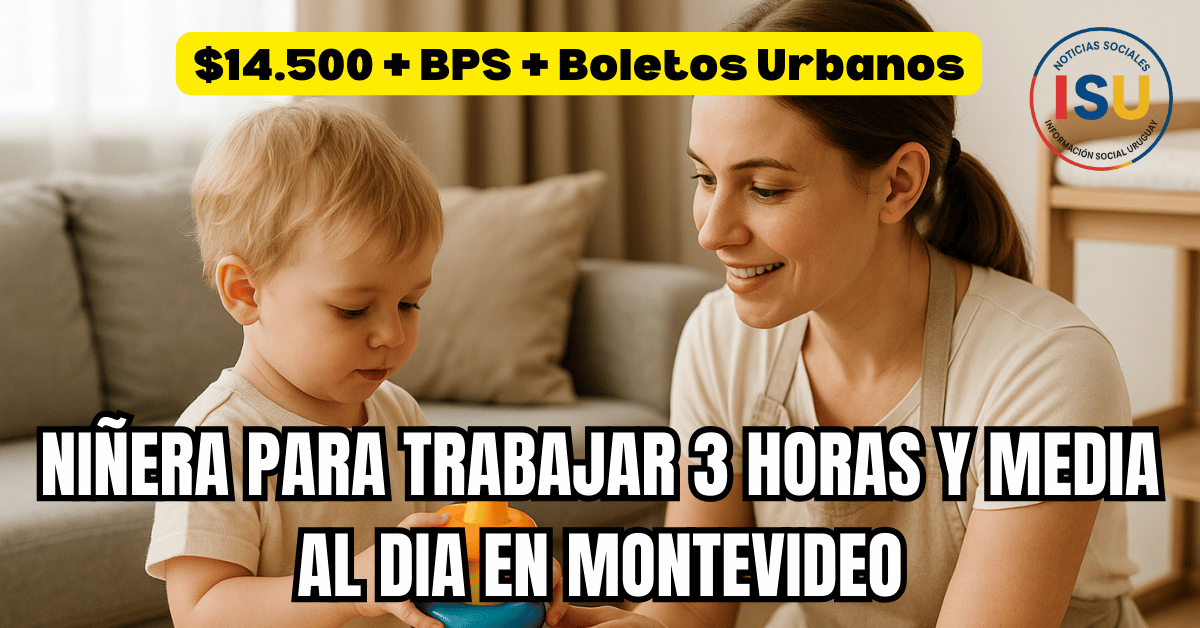 niñera en Montevideo
