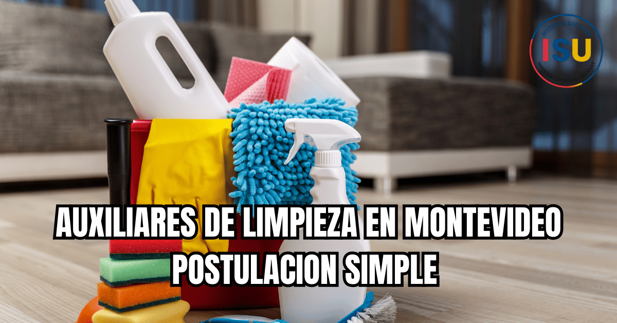 auxiliar de limpieza en Montevideo