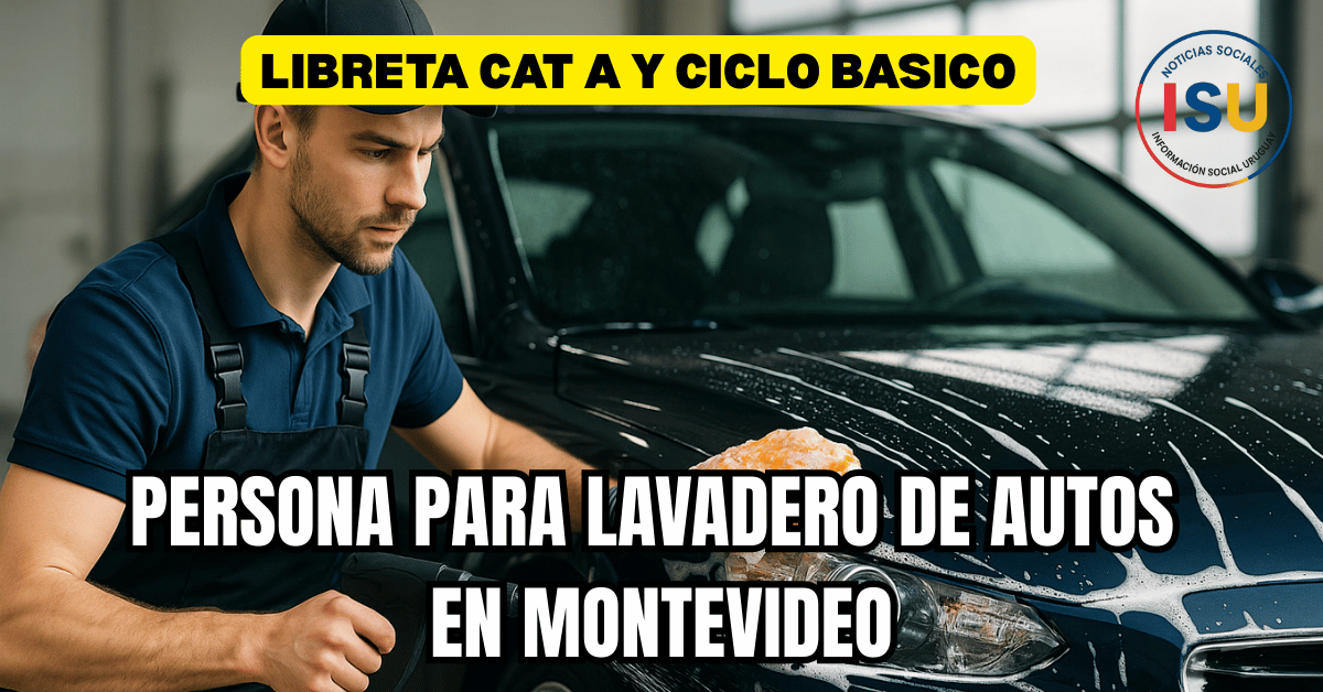 trabajo en lavadero de autos