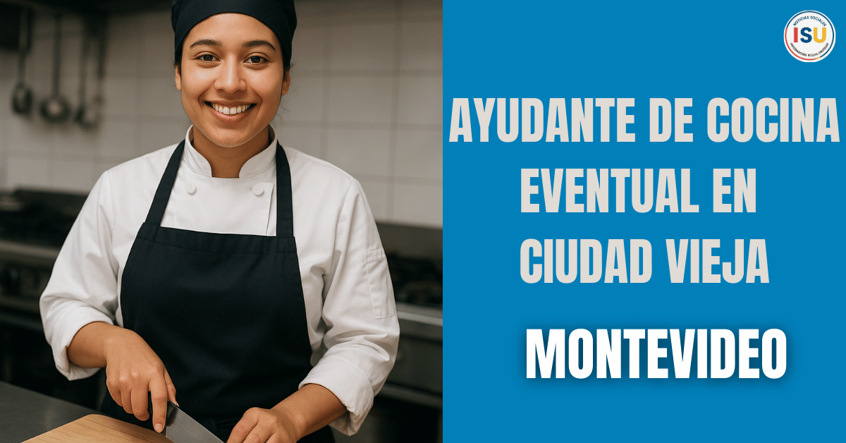 ayudante de cocina en Montevideo