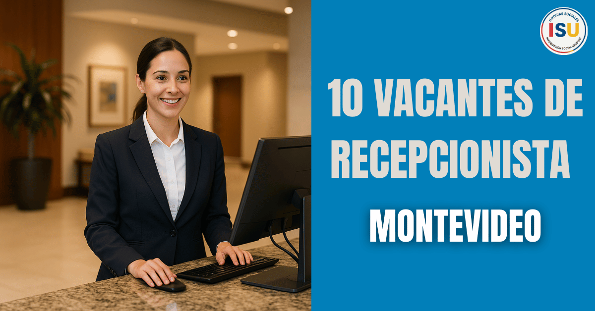 recepcionista en Montevideo
