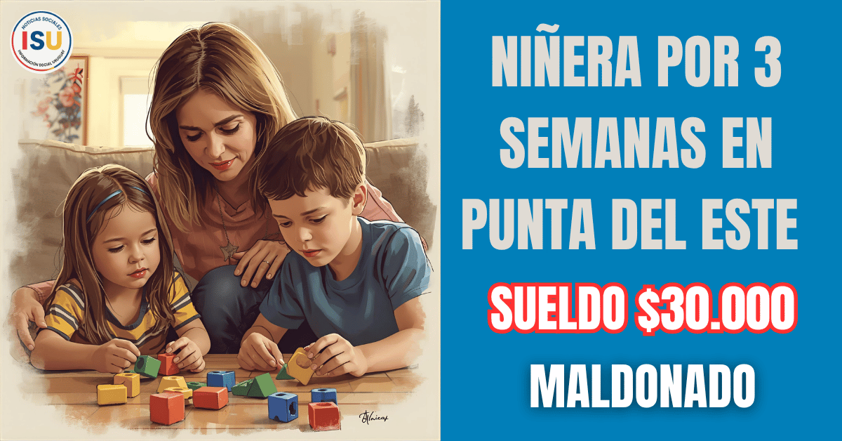 niñera en Punta del Este