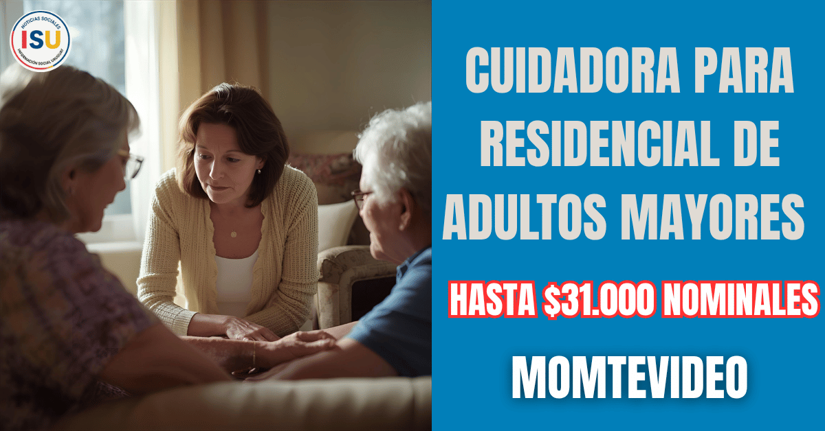 cuidadora de residencial