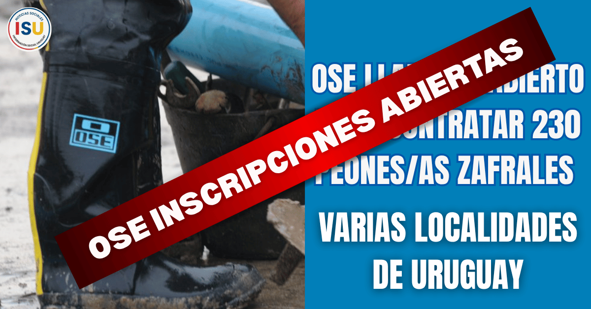 ose inscripciones abiertas