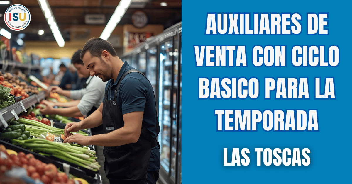 auxiliares de ventas en Las Toscas