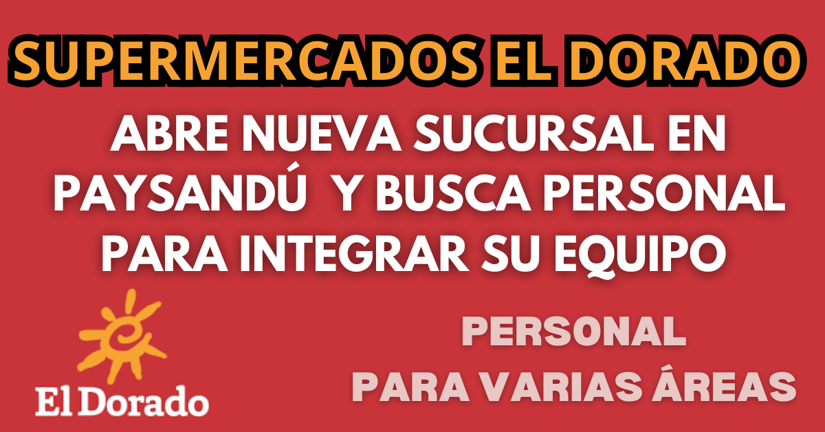 trabajar en El Dorado