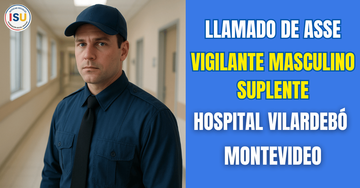 vigilante masculino Vilardebó