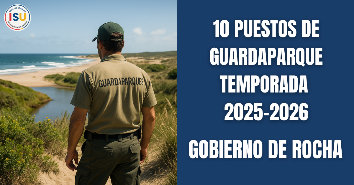 guardaparques en rocha