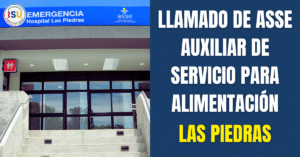 auxiliar de servicio en Las Piedras