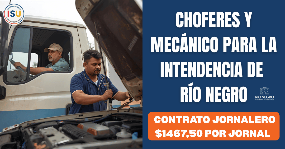 llamado de la intendencia de Rio Negro