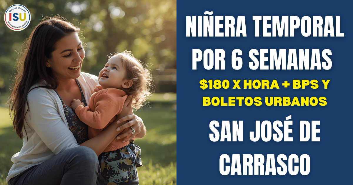 niñera en San José de Carrasco