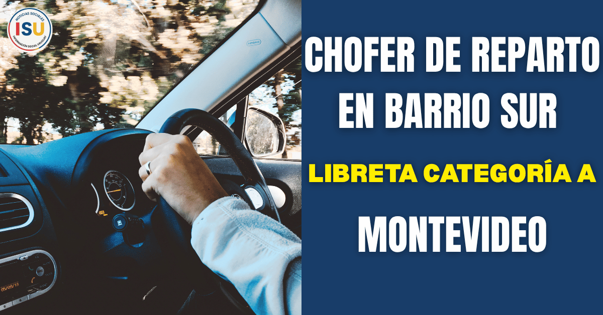chofer de reparto montevideo