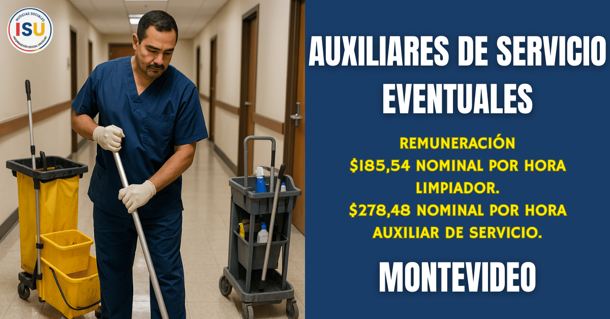 Auxiliar de servicio Montevideo