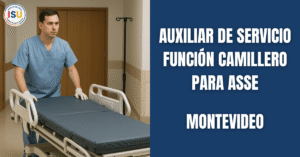 Auxiliar de servicio camillero